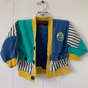 Vtg Lightweight Toddler Colorblock Jacket